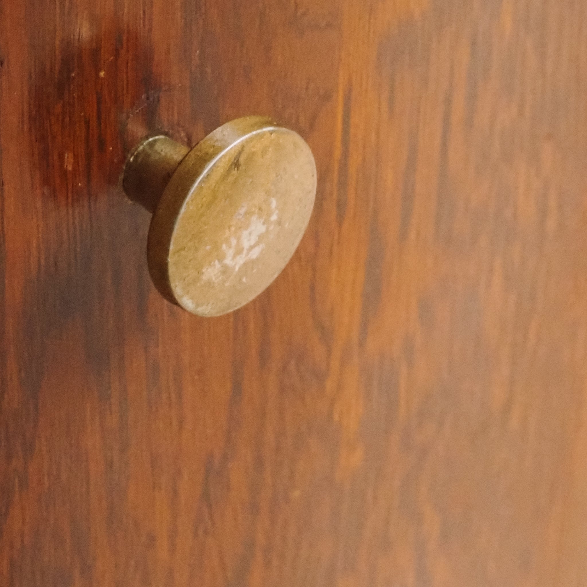 Französischer Art Déco Nachttisch - Antiker Nachtschrank mit Marmor