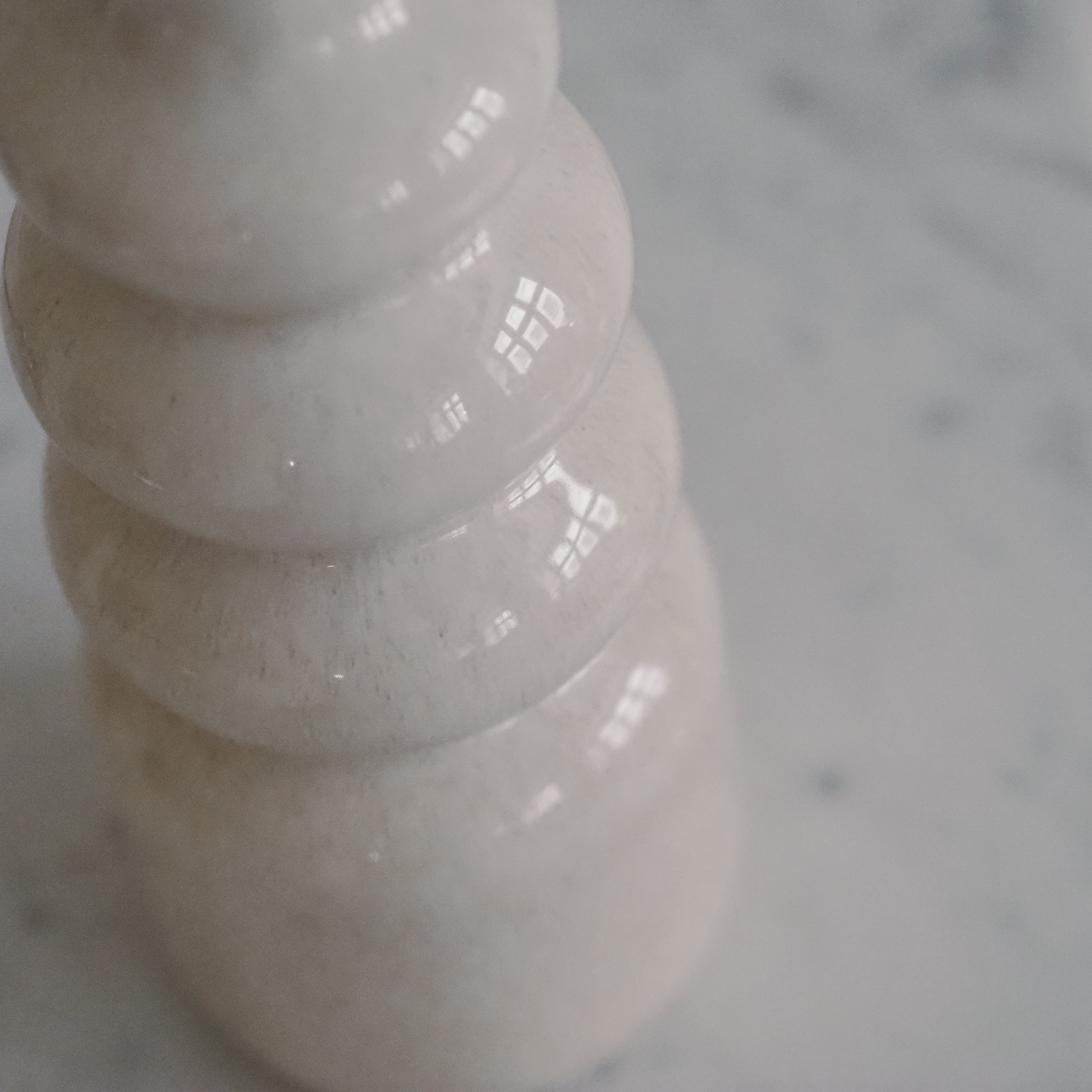 Vase Bubblering · organische Moderne / Studiokeramik Blumenvase
