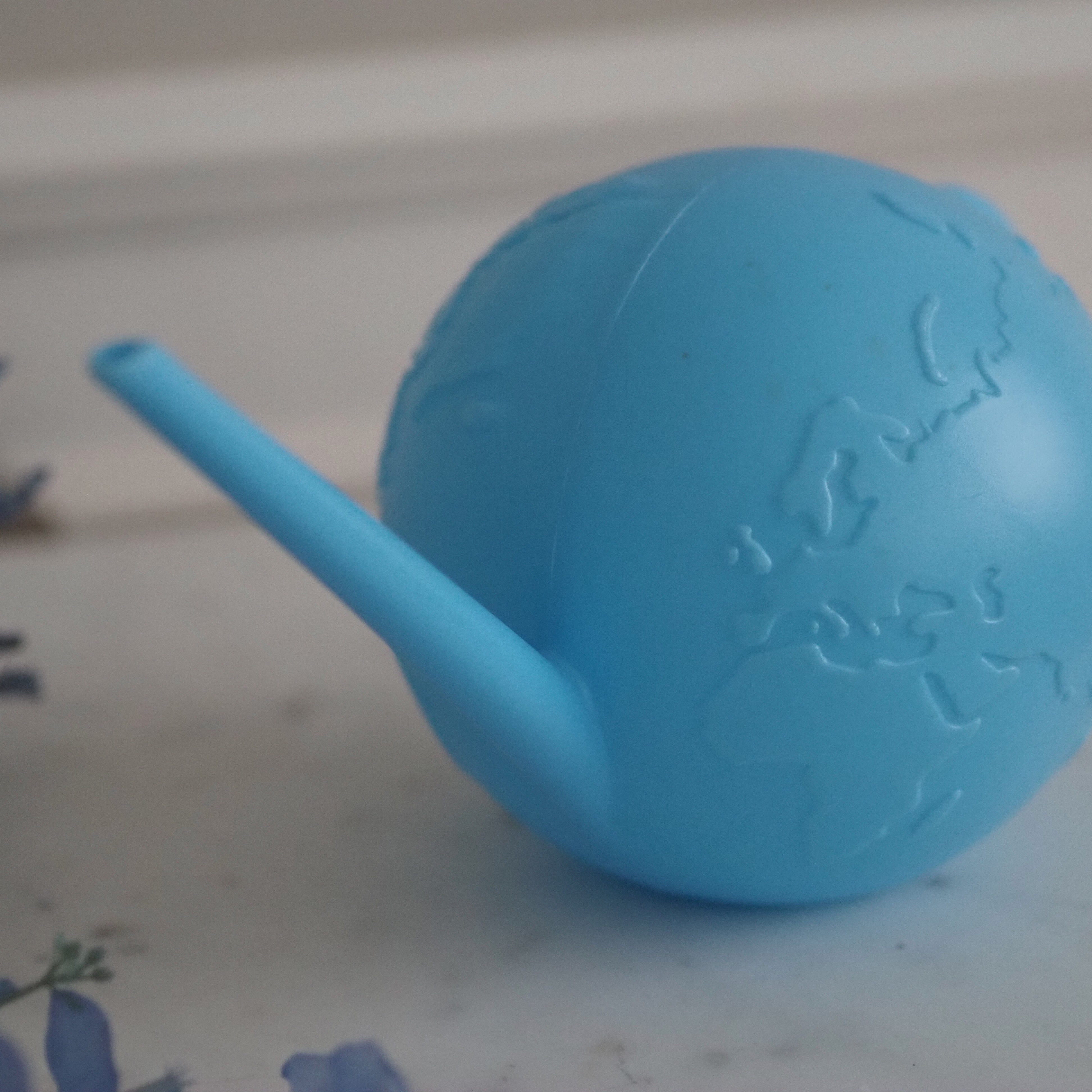 Gießkanne · Globusform · Kunststoff blau