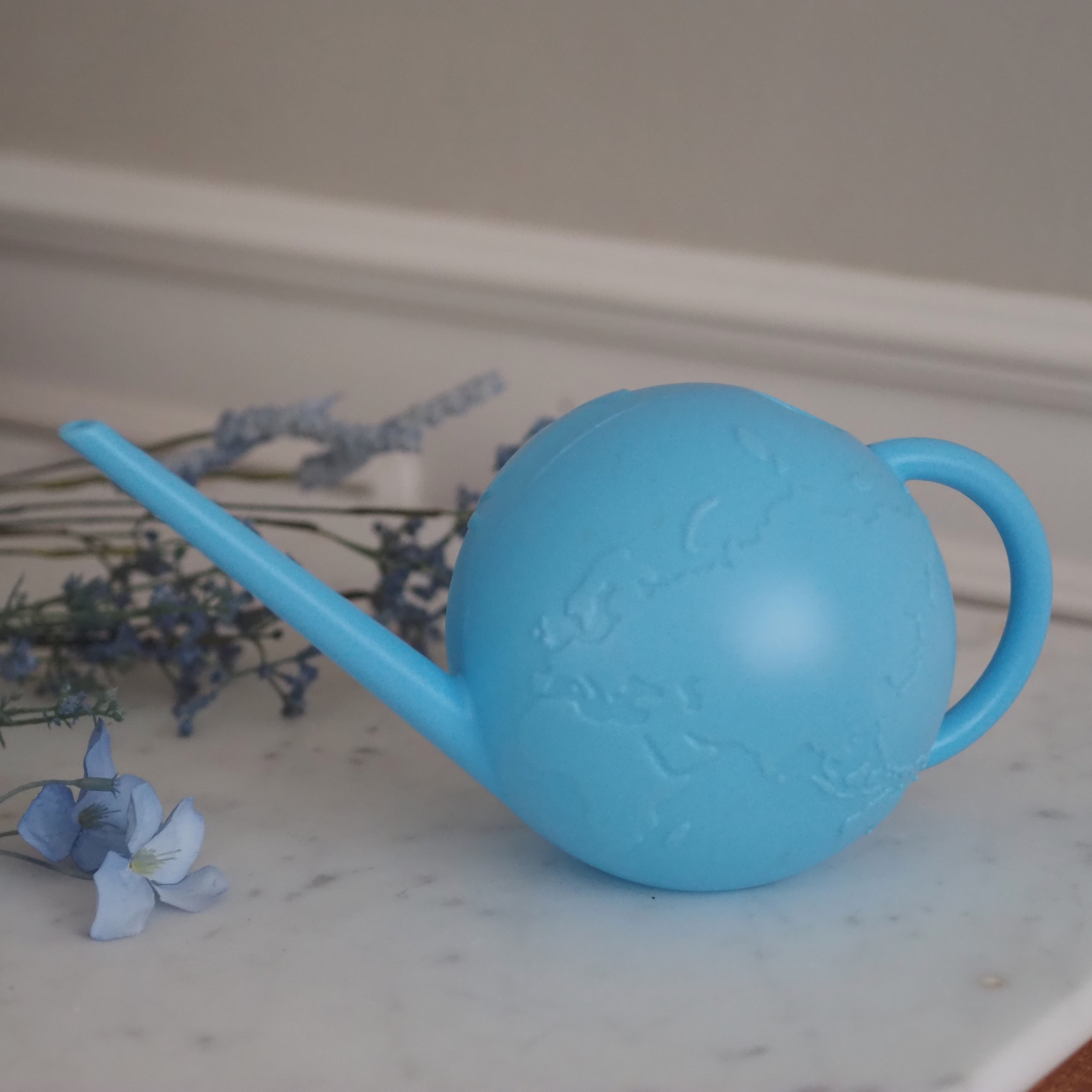 Gießkanne · Globusform · Kunststoff blau