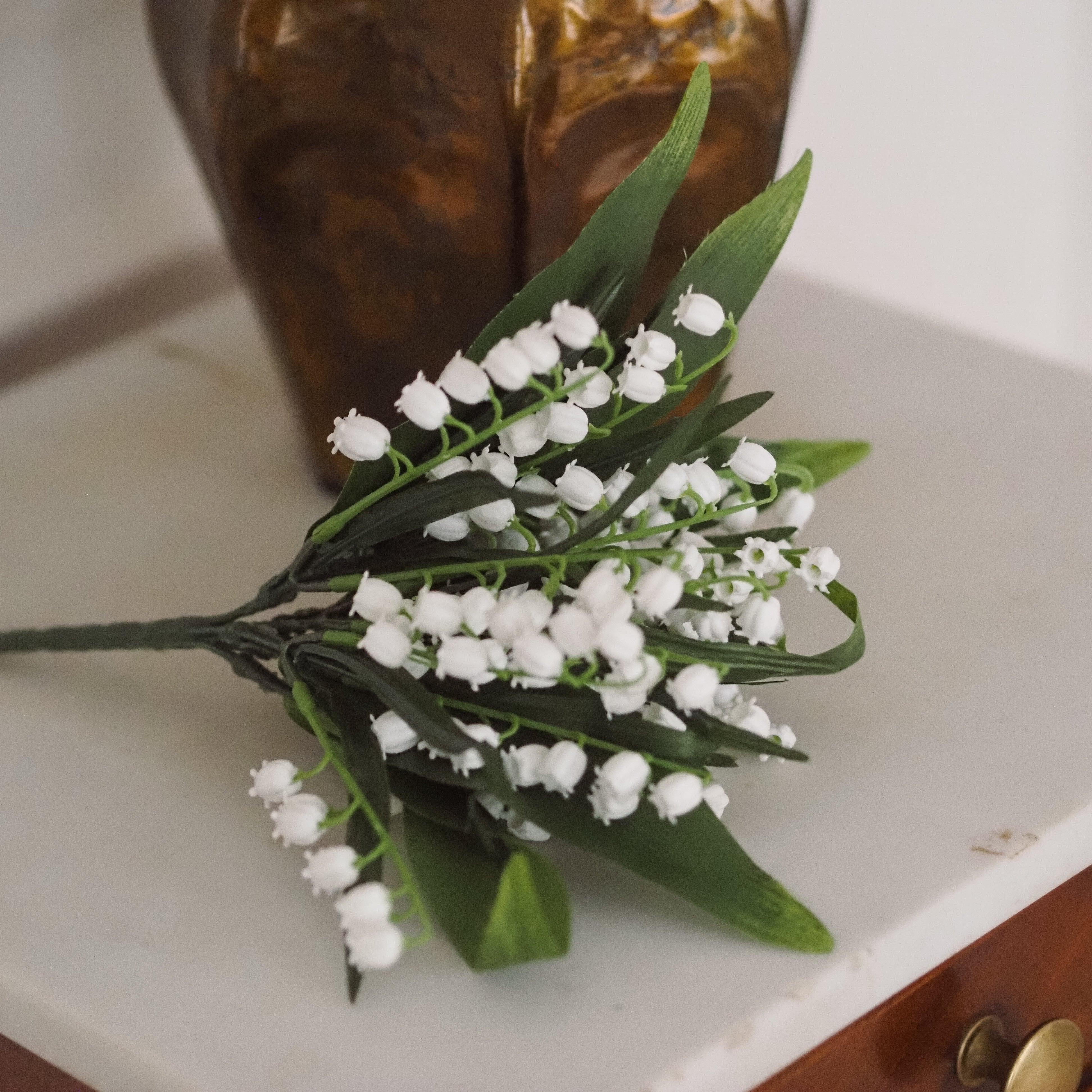 Kunstblumen-Bündel Maiglöckchen · naturgetreue Frühlingsfloristik
