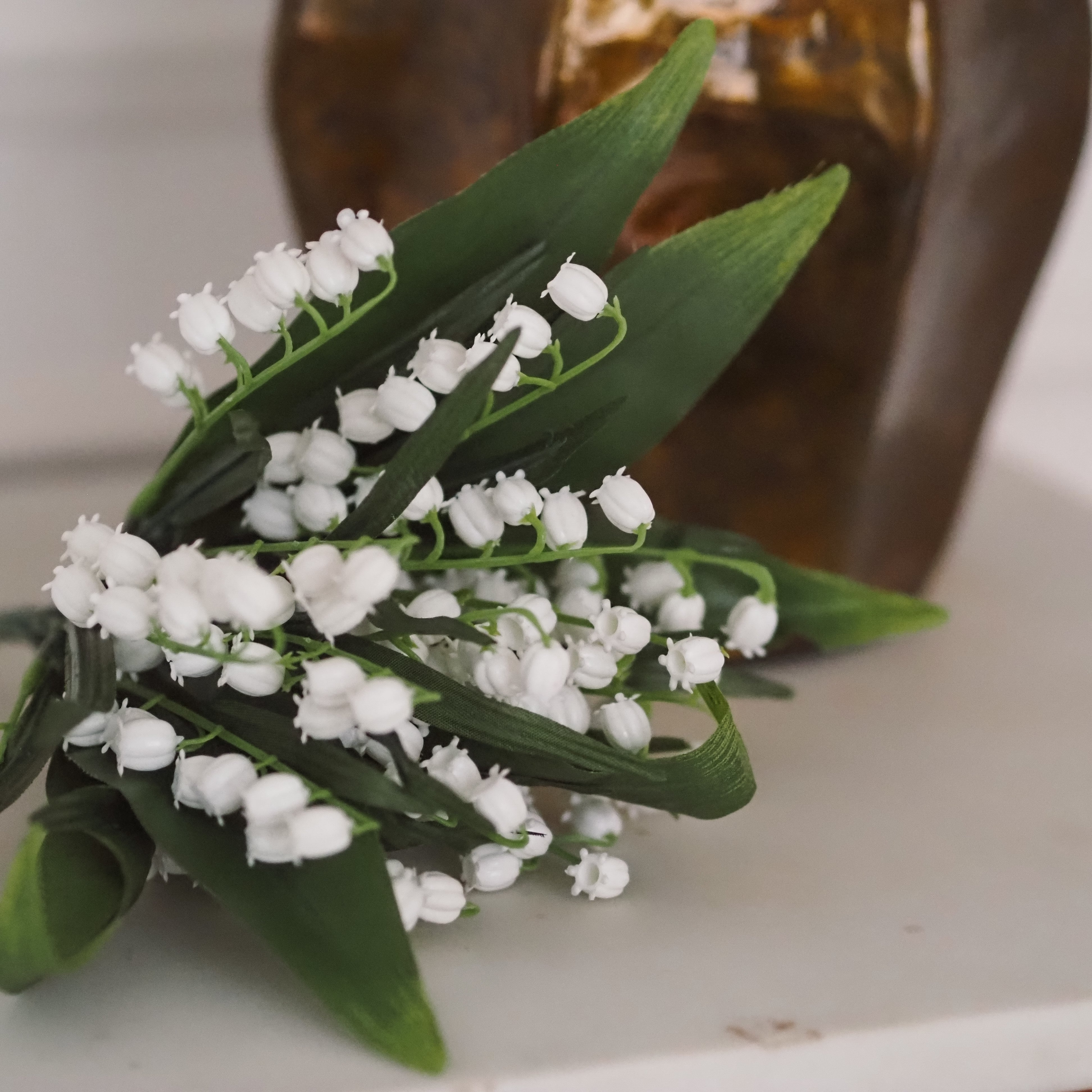 Kunstblumen-Bündel Maiglöckchen · naturgetreue Frühlingsfloristik