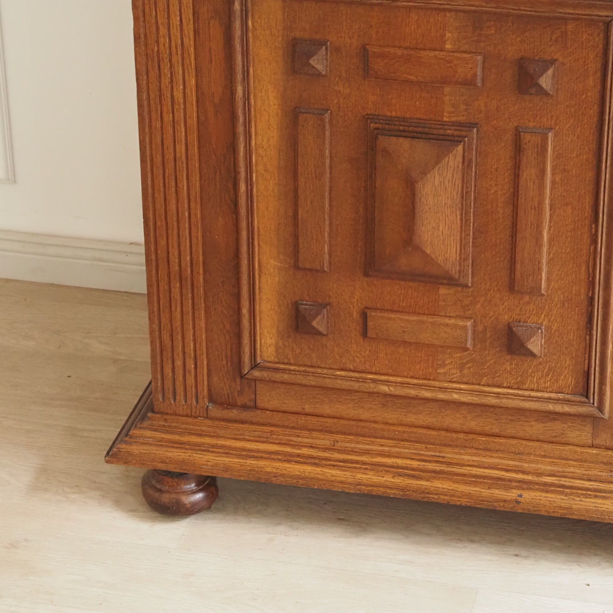 Antikes französisches Gründerzeit Buffet - Vintage Buffetschrank Eiche