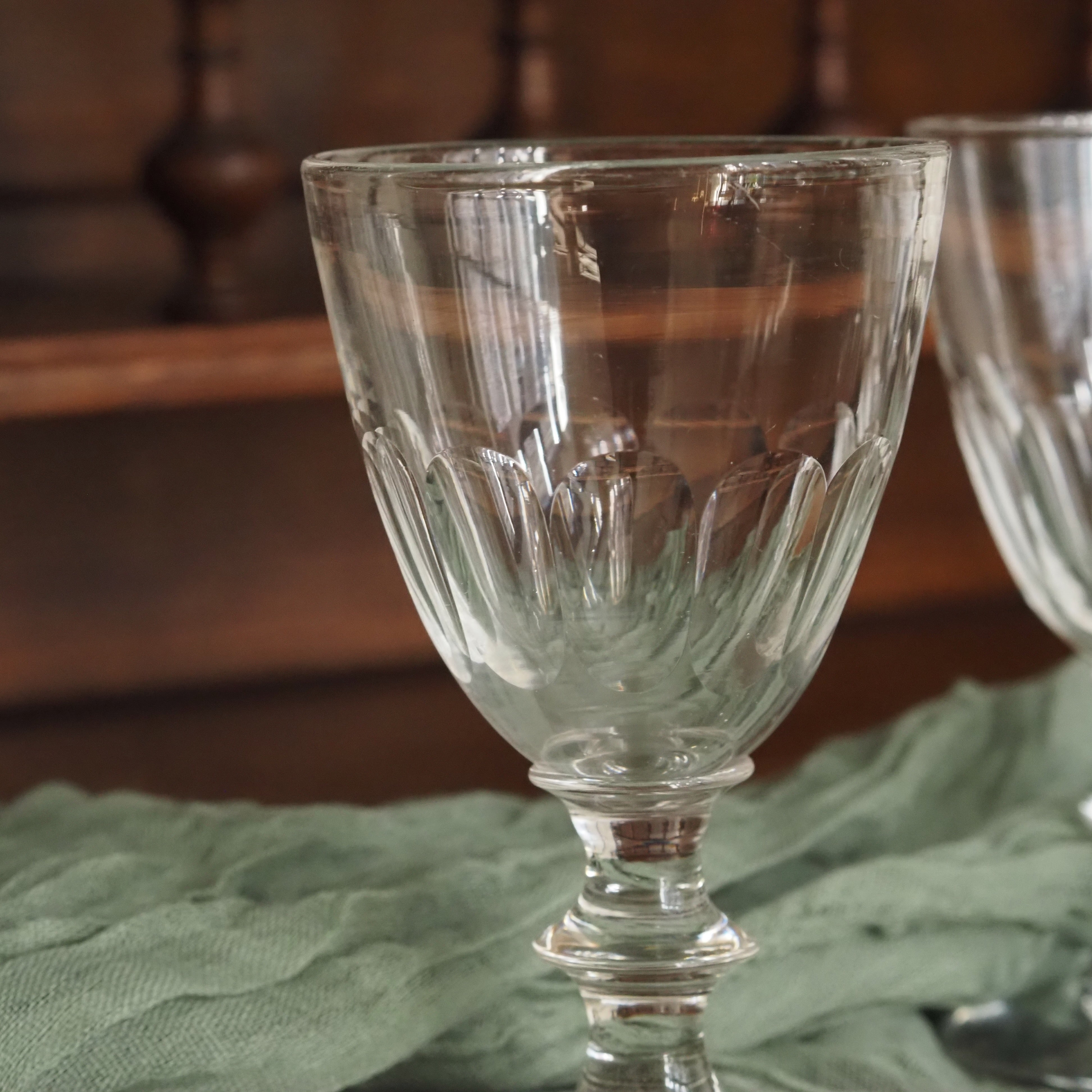 Likörgläser Set · Pressglas · 20. Jahrhundert
