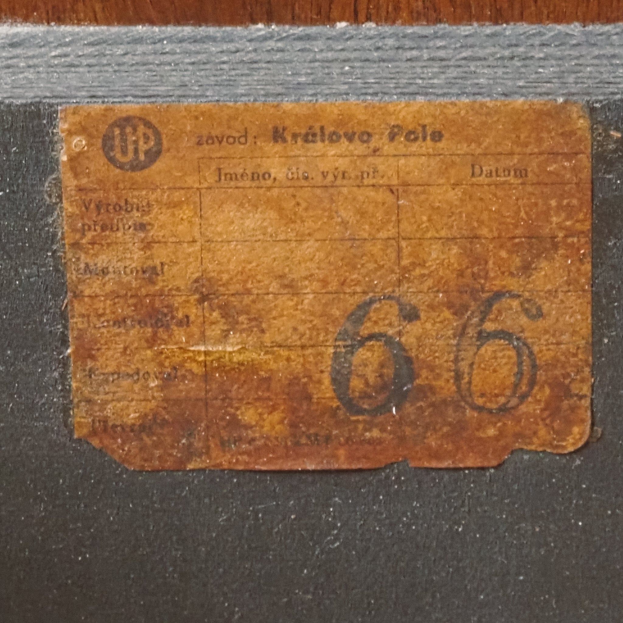 Doppelbett Design Halabala mit schwebenden Nachtkästchen - Art Déco Übergang Midcentury