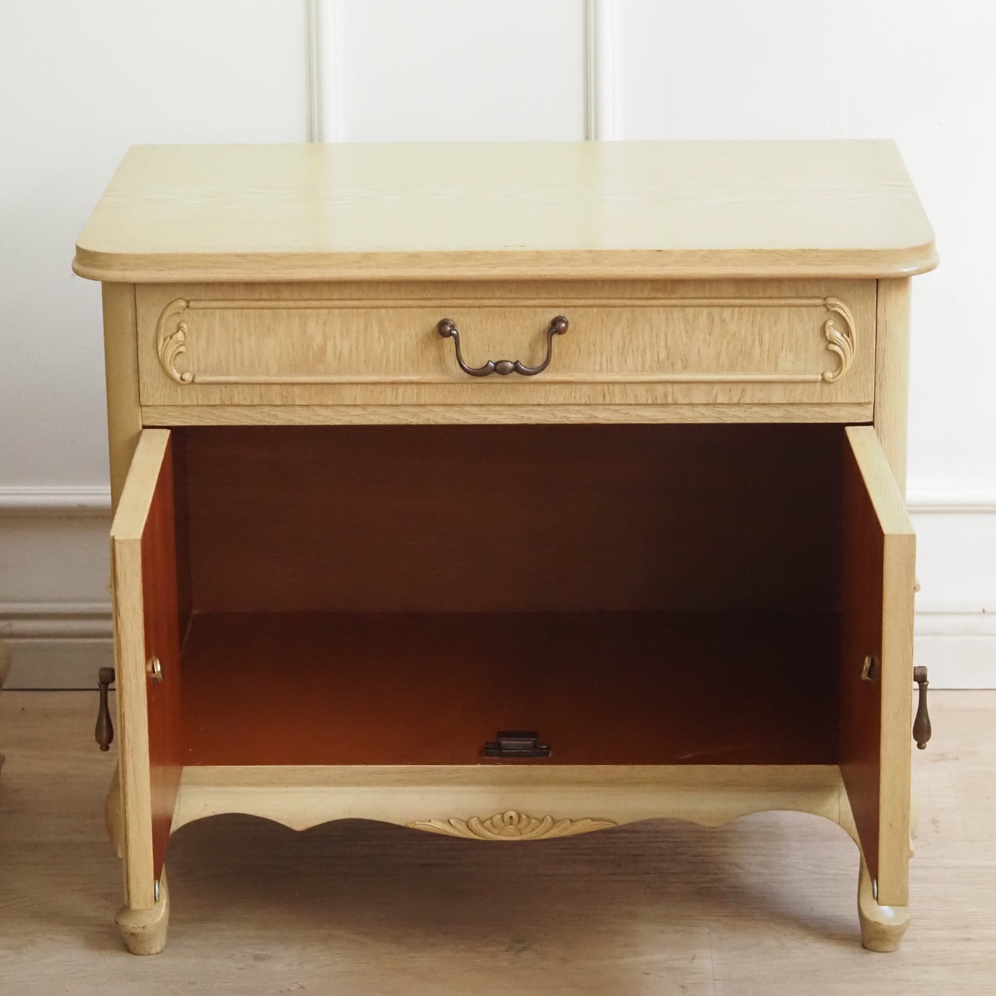 Set Nachttische Vintage Nachtschränke - Chippendale Stil Konsolen