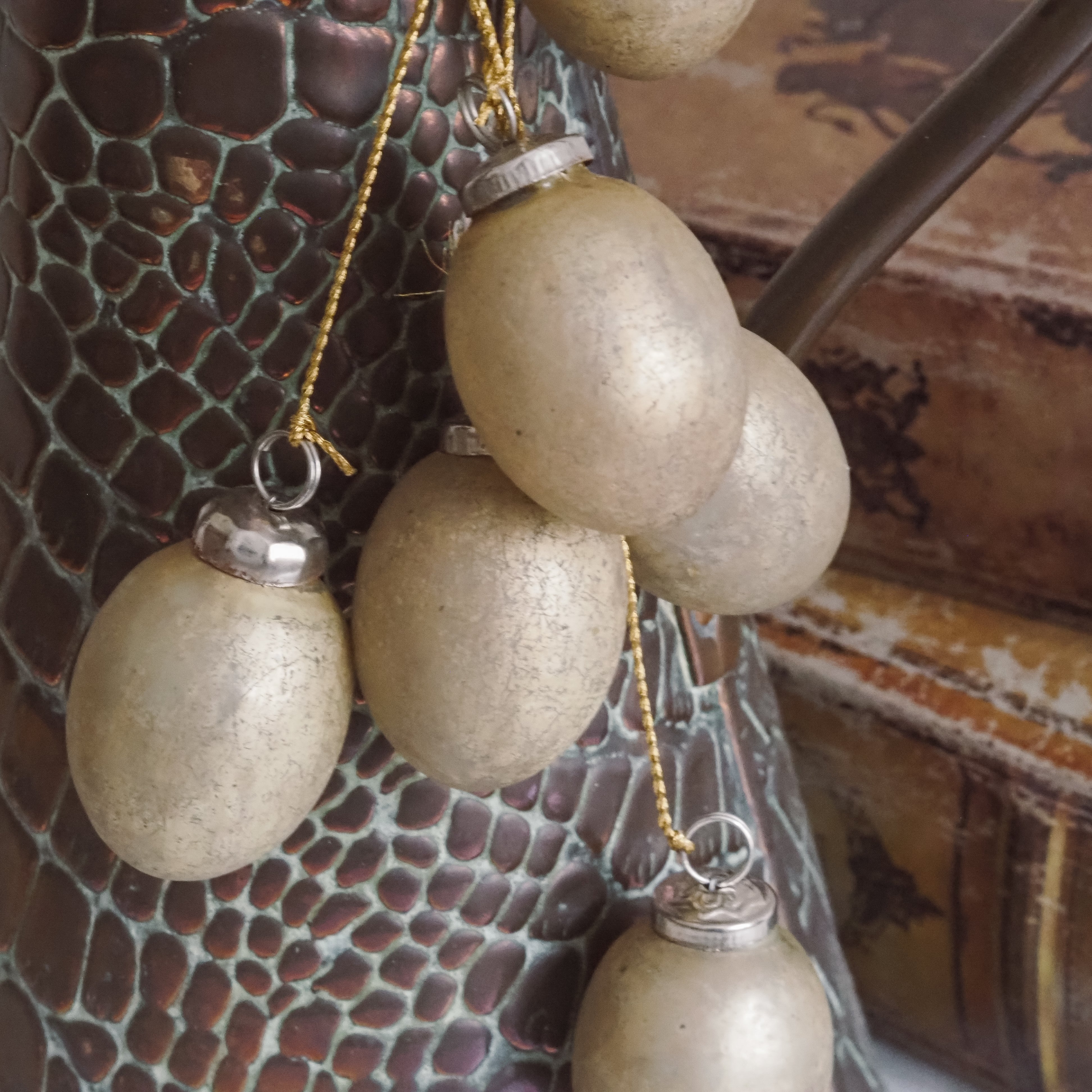 Glaseier Bündel · Altgold · saisonaler Anhänger