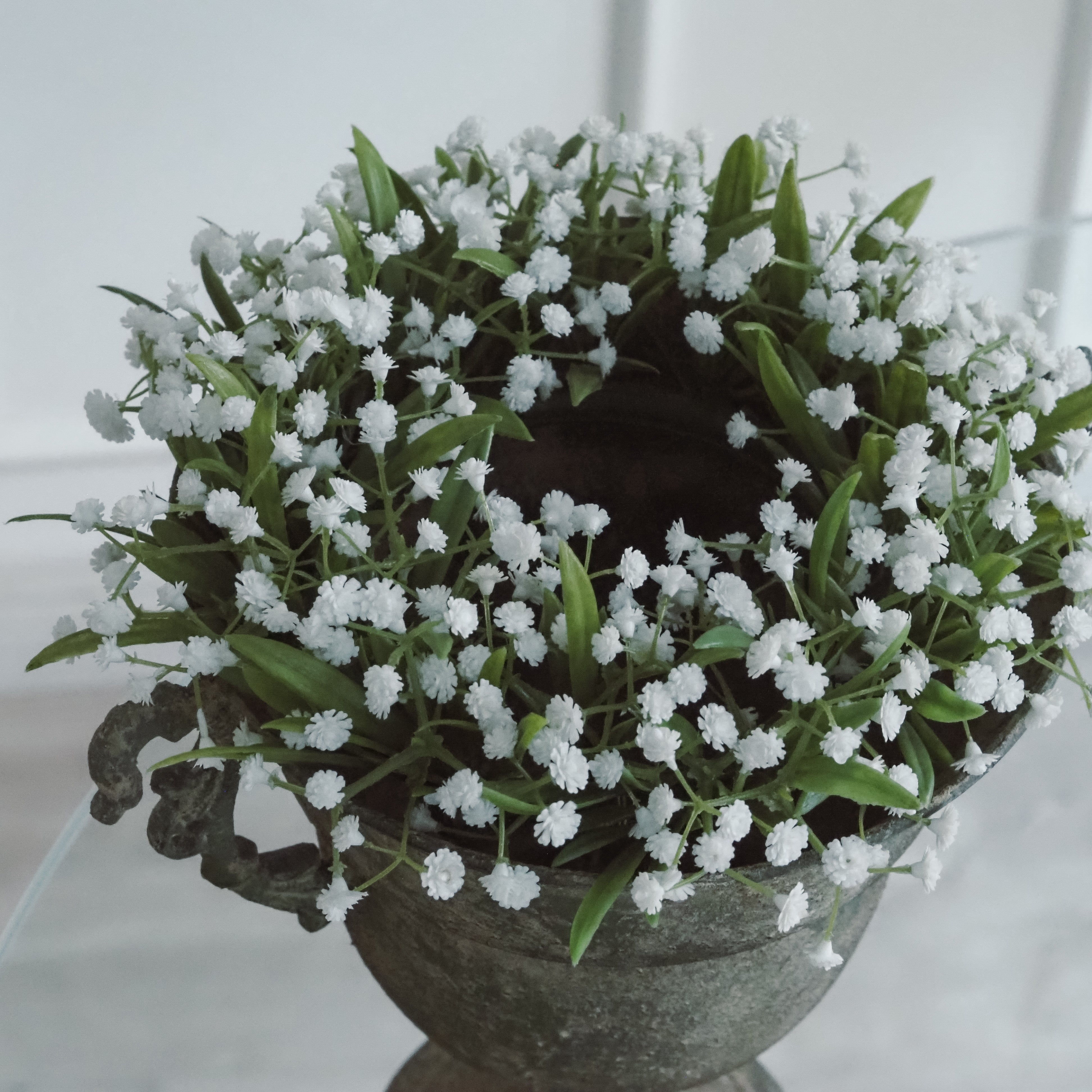 Gypsophila-Kranz · floraler Ring · weiß · klassische Floristik