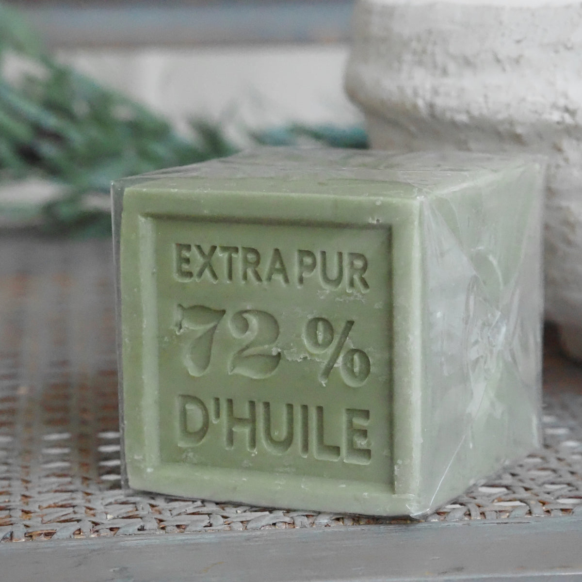 Savon de Marseille Würfel · Grüne Olivenseife 72 %