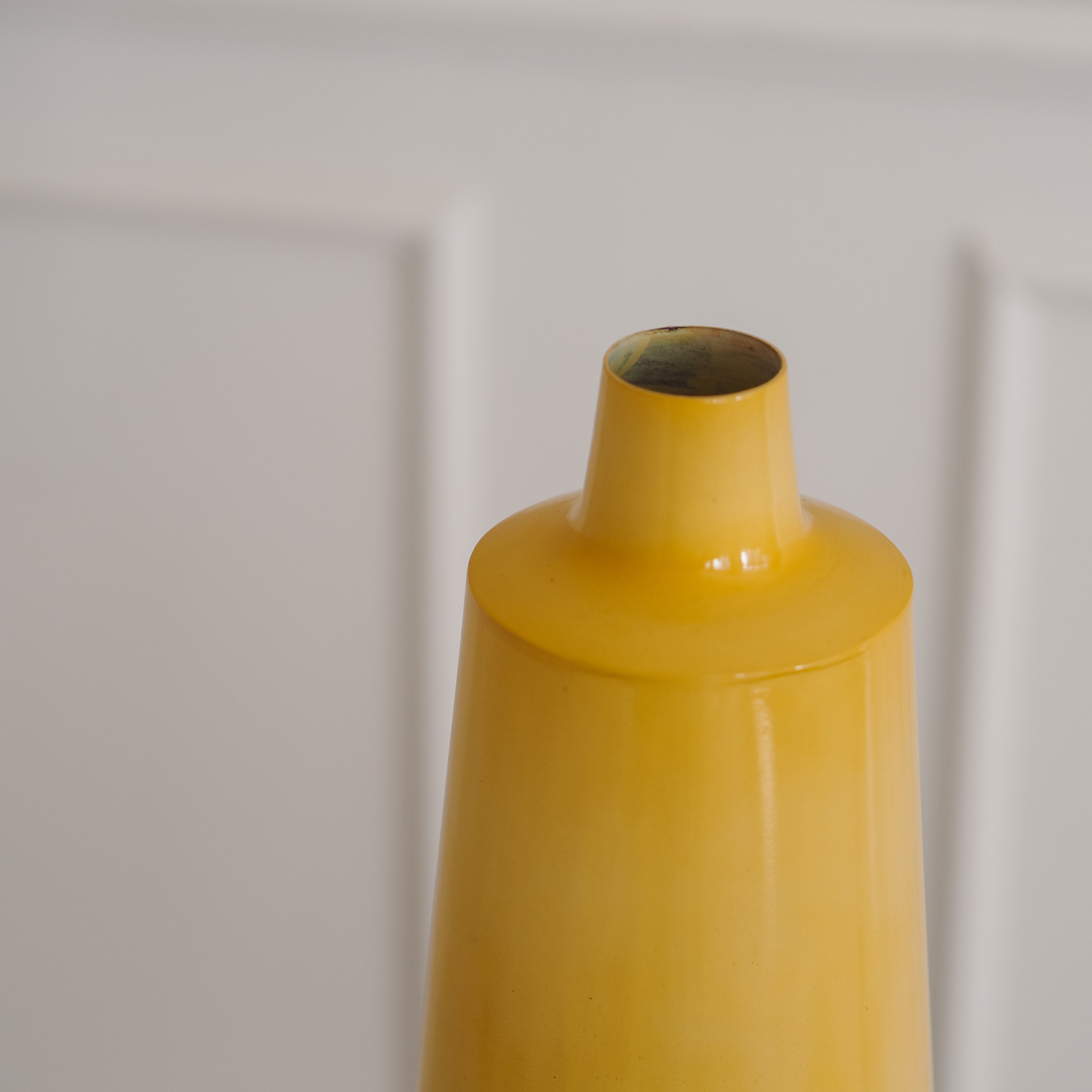 Vase Ombre Gelb Rosé · Moderne Dekorvase in zwei Größen