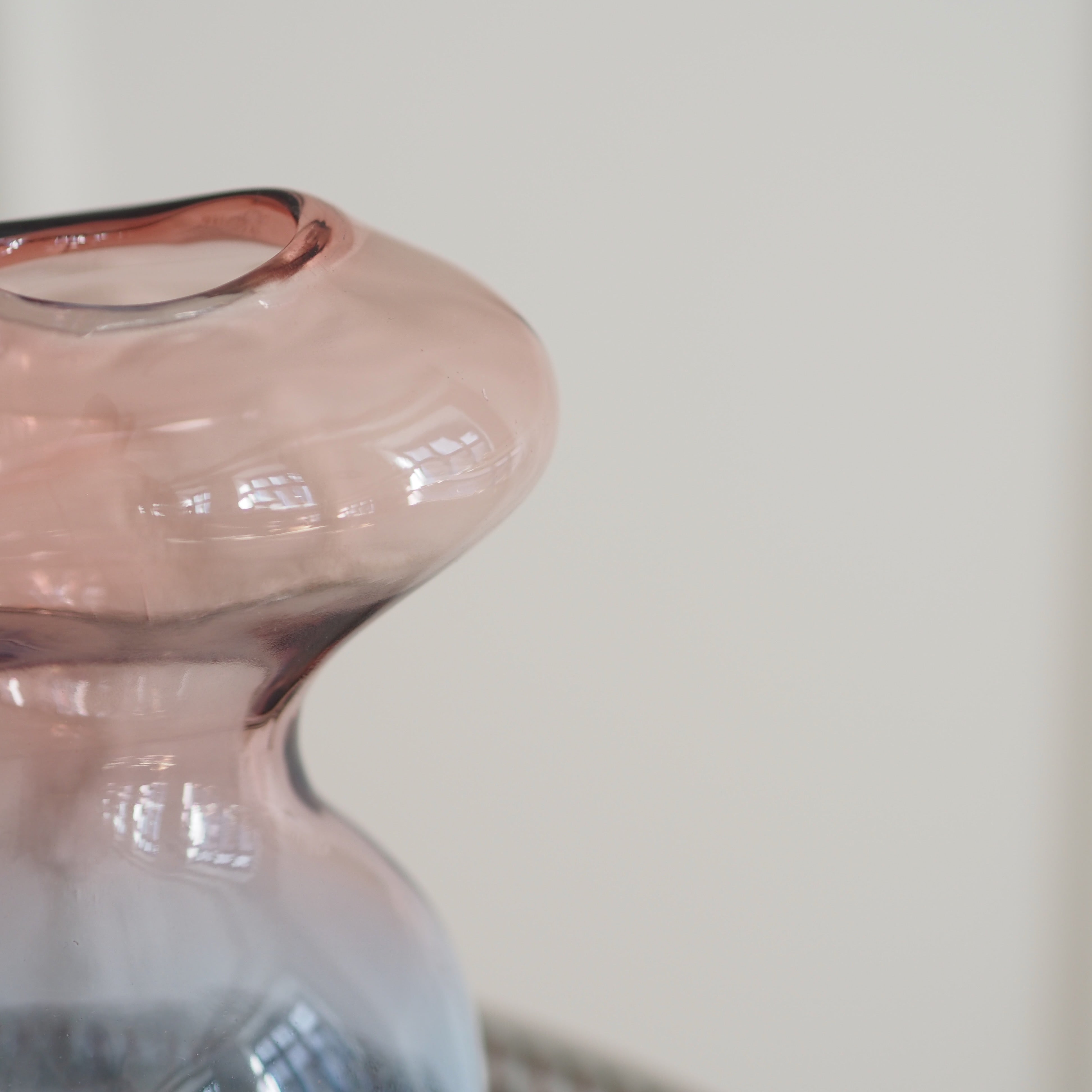 Glasvase Ombré · farbiges Dekorglas für Einzelblüten