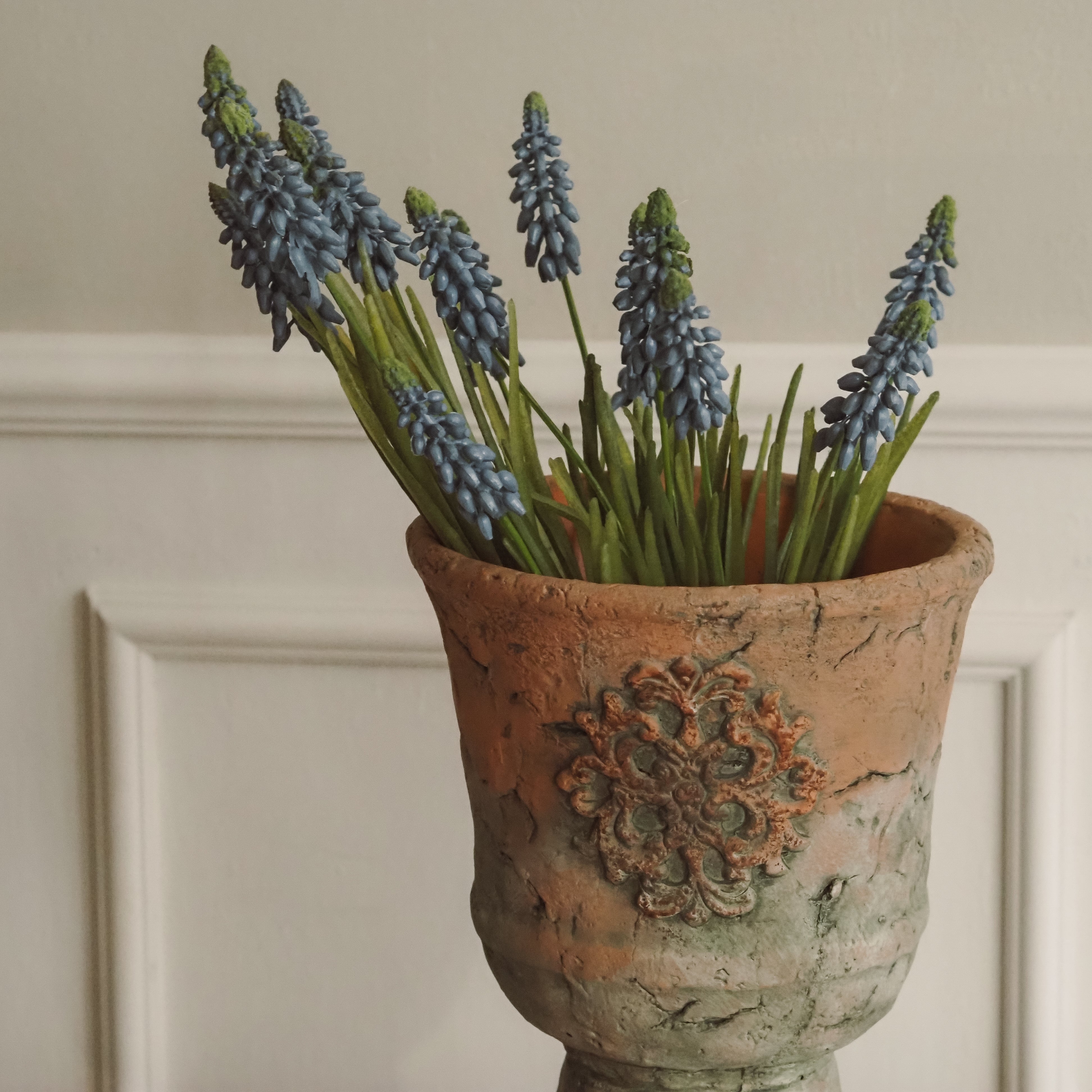 Muscari Zweig · künstliche Traubenhyazinthe in Blau