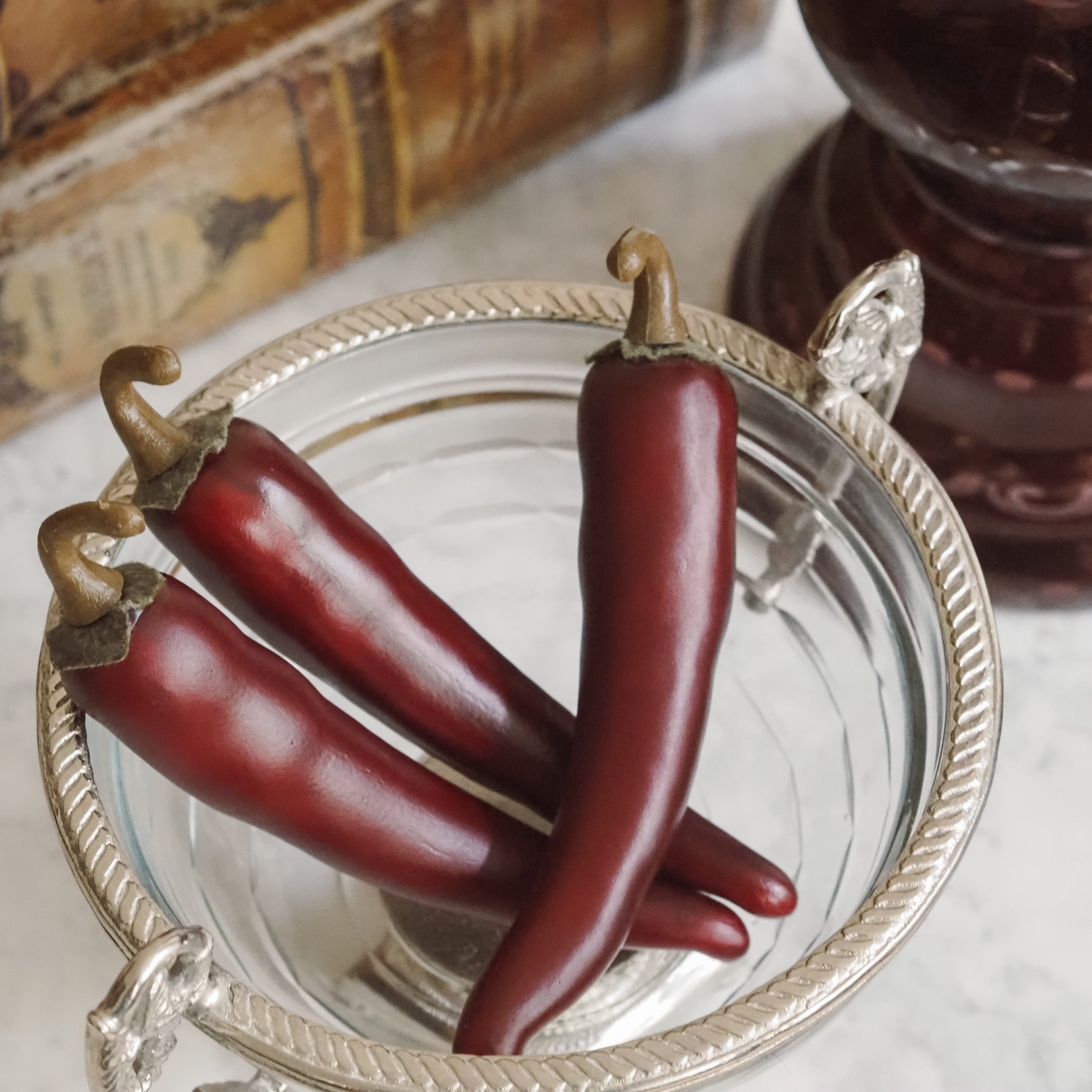 Dekorative Chili-Früchte · künstliche Fruchtobjekte im Set
