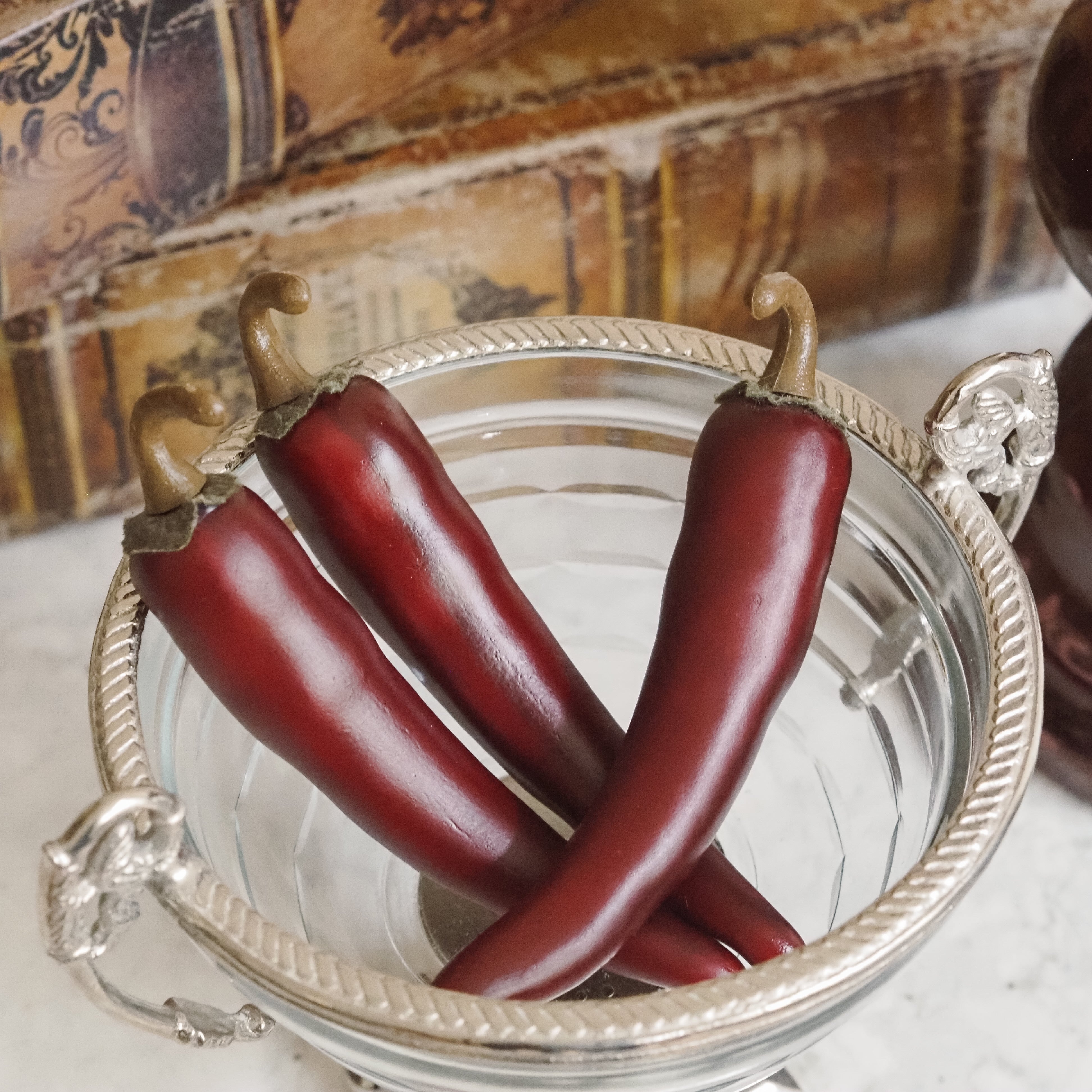 Dekorative Chili-Früchte · künstliche Fruchtobjekte im Set