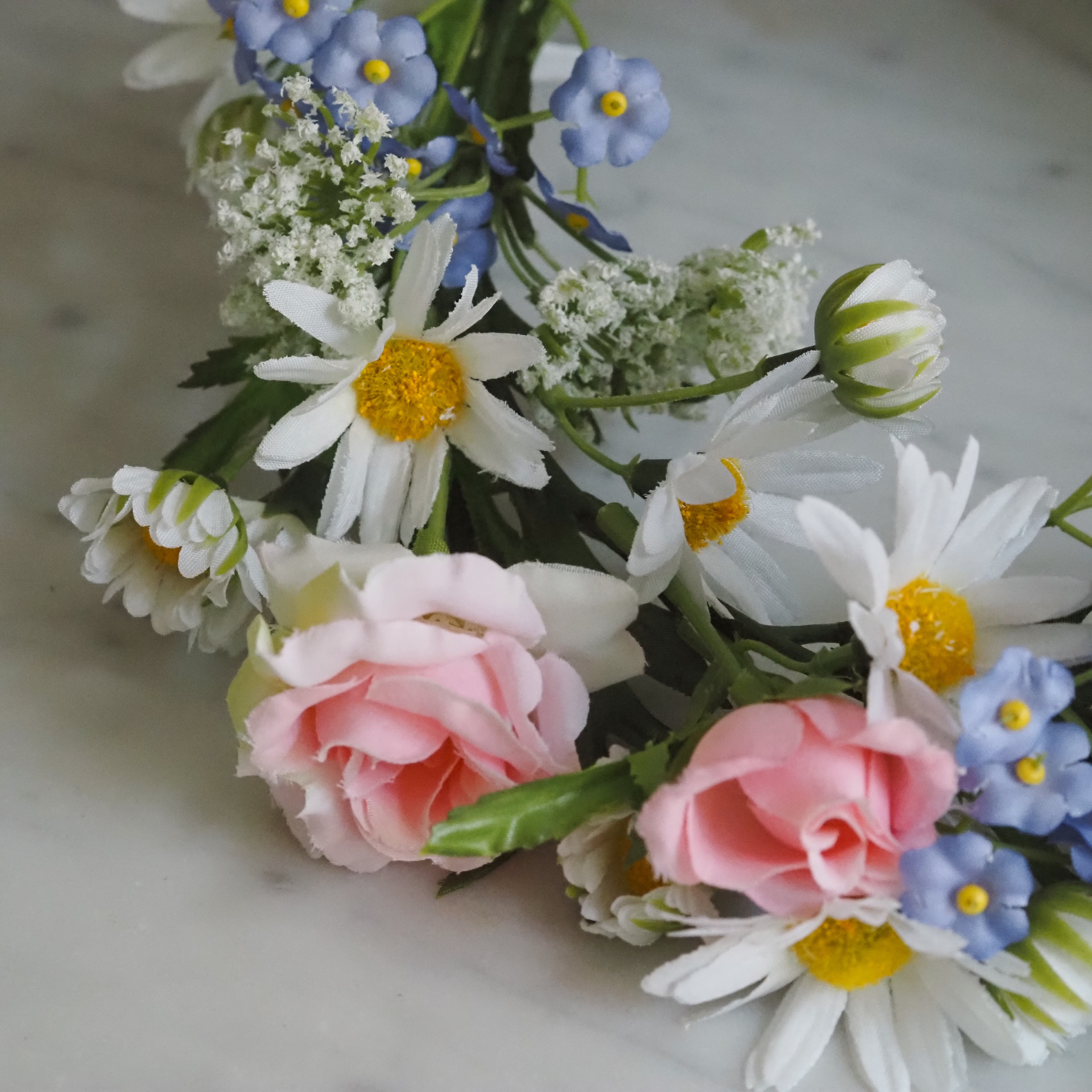 Frühlings-Blütenkranz · florale Tür- und Wanddekoration