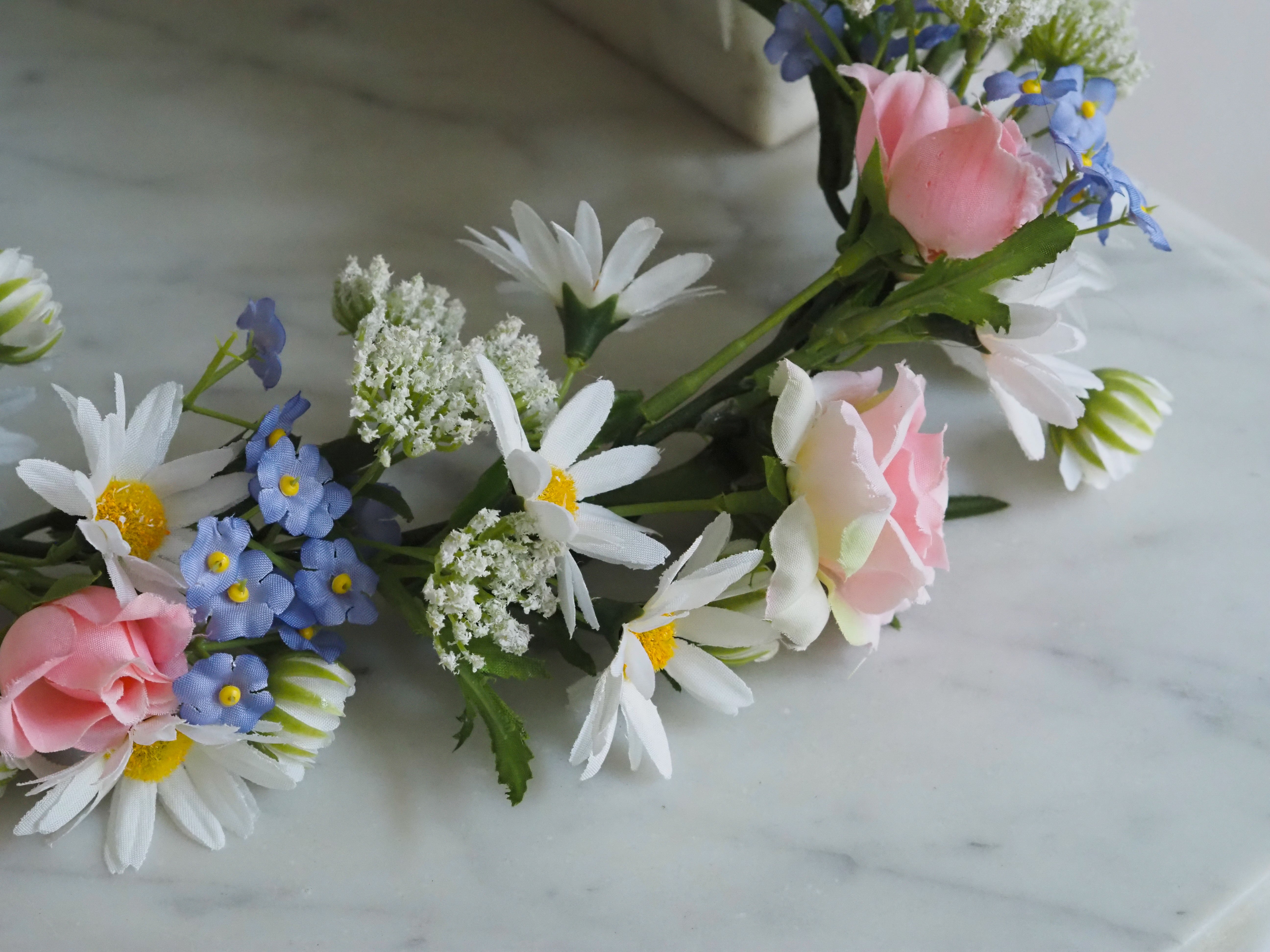 Frühlings-Blütenkranz · florale Tür- und Wanddekoration