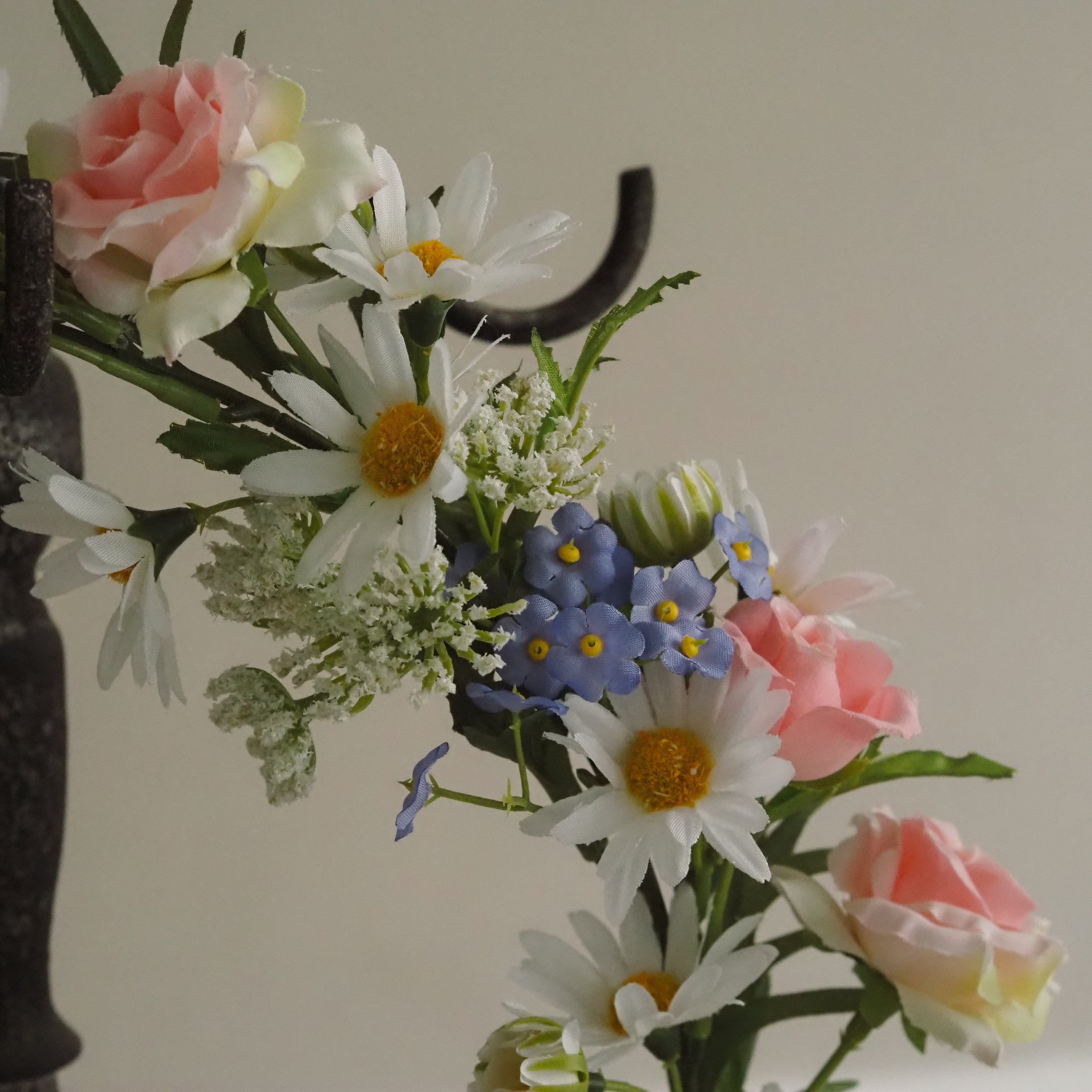 Frühlings-Blütenkranz · florale Tür- und Wanddekoration