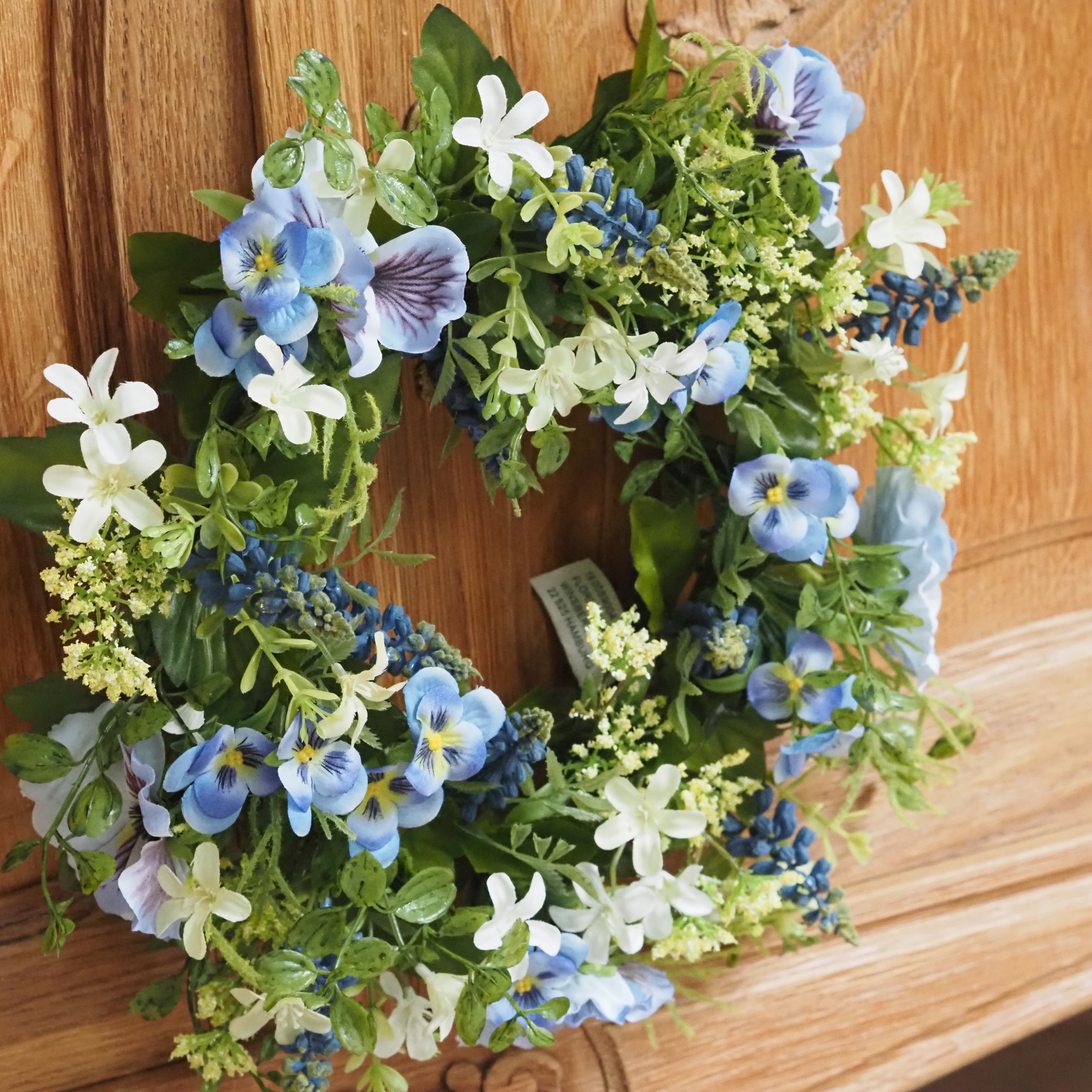 Blütenkranz Frühling · floraler Tür- oder Wandkranz