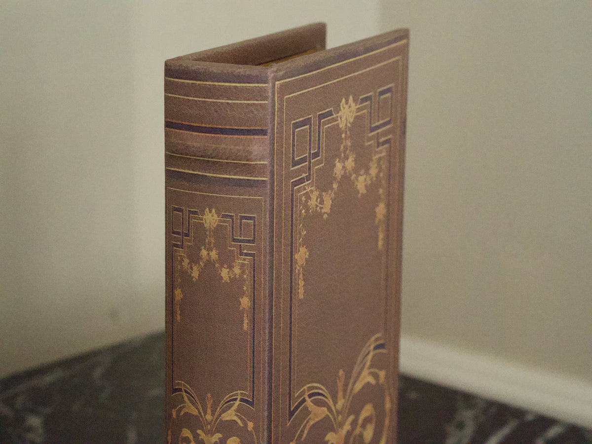 Buchkassette Taupebraun · Prachteinband Historismus