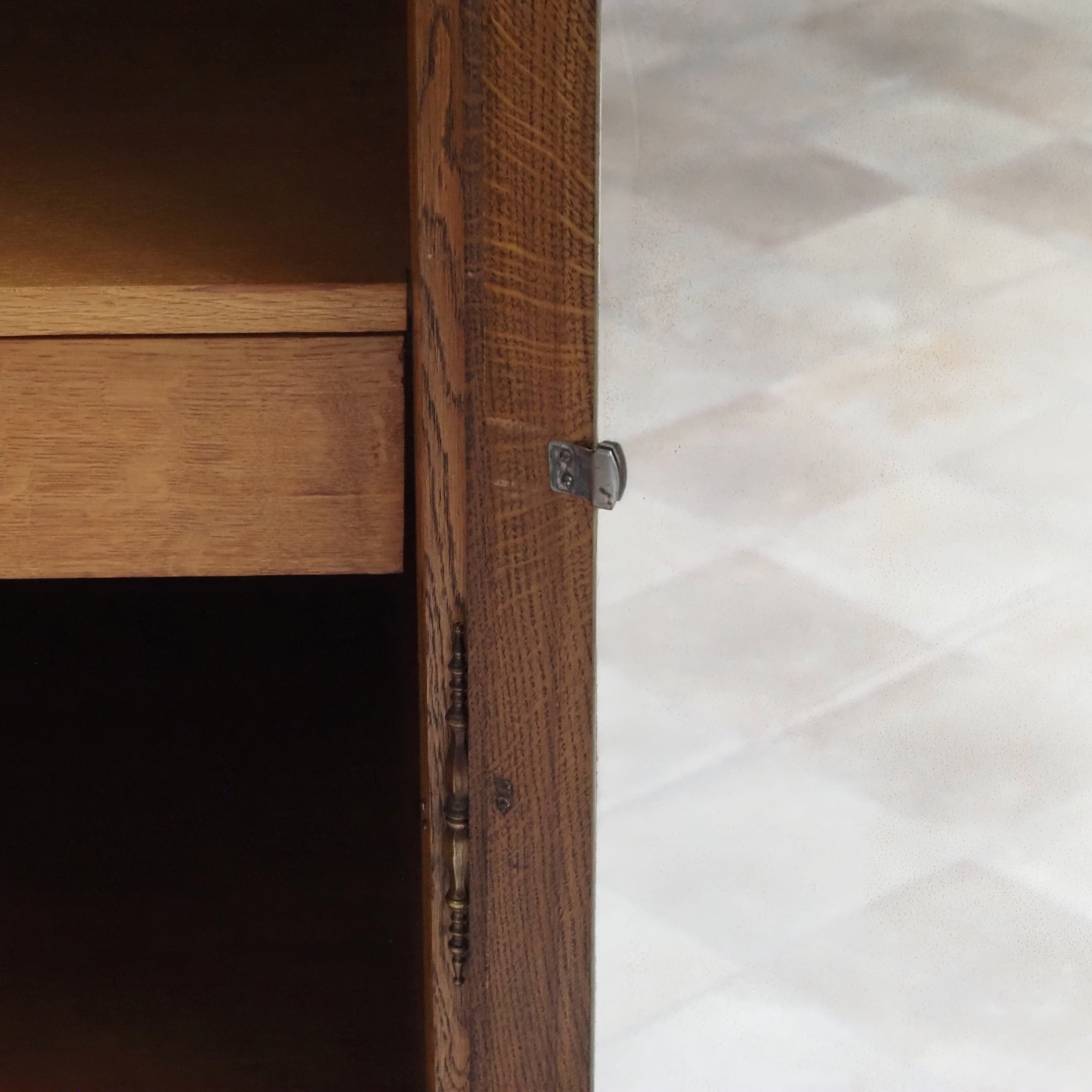 Kleiderschrank Louis XV Stil Eiche 4-türig um 1970