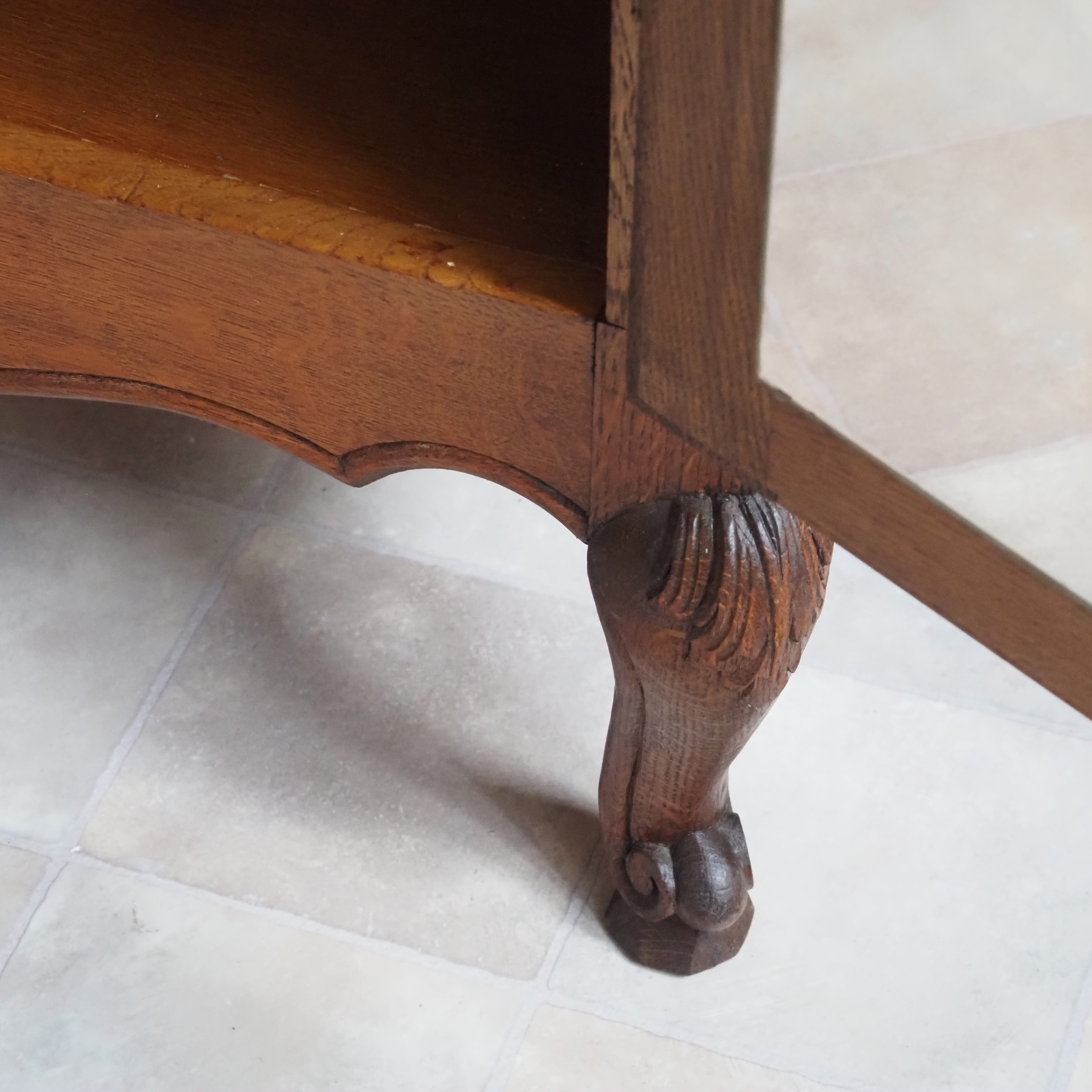 Kleiderschrank Louis XV Stil Eiche 4-türig um 1970