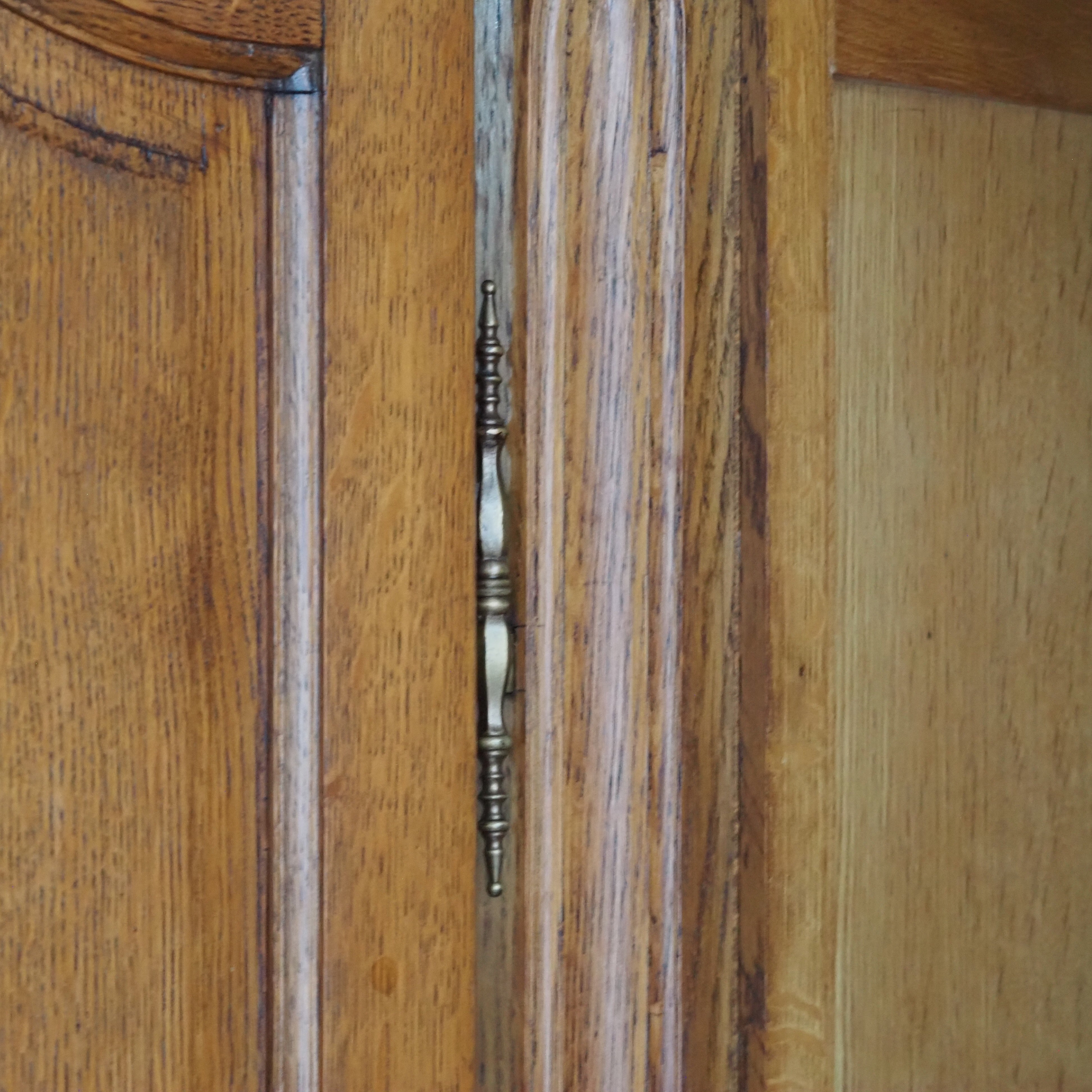 Kleiderschrank Louis XV Stil Eiche 4-türig um 1970