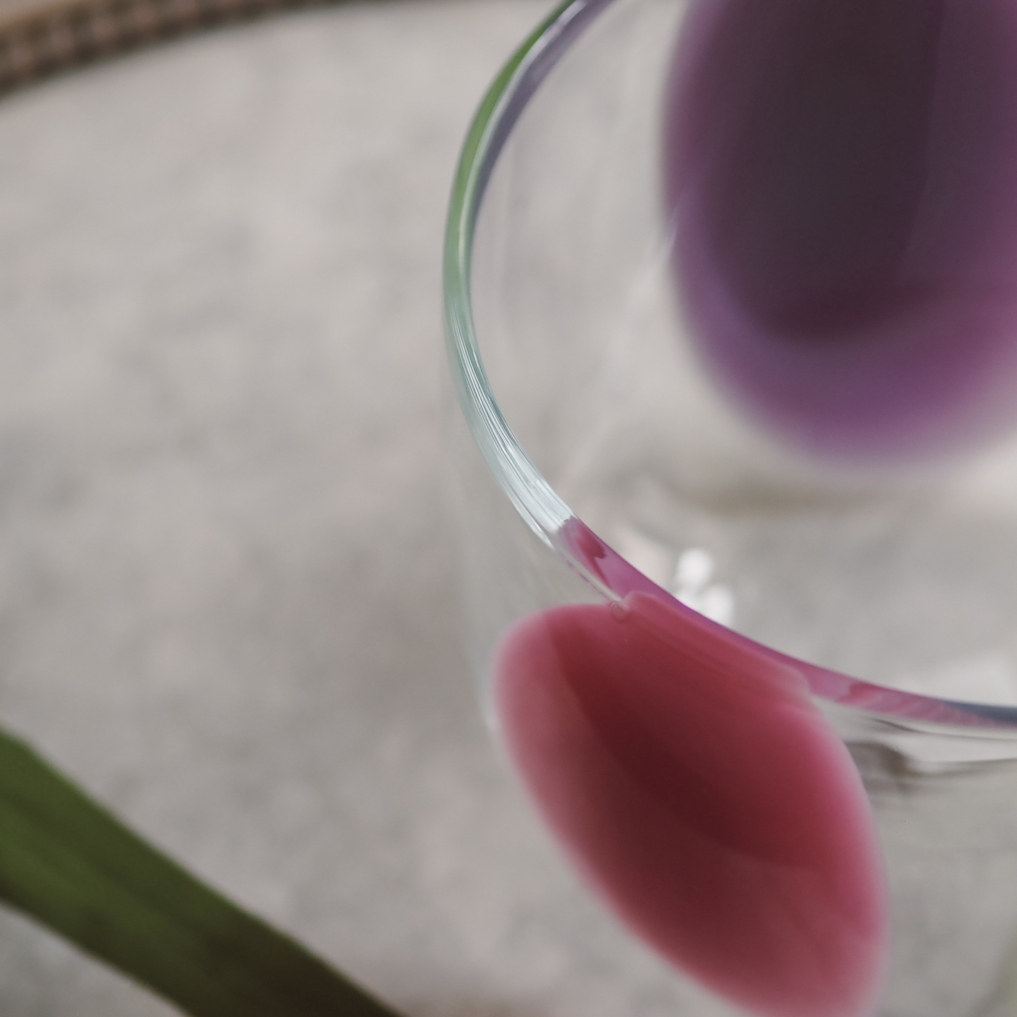 Glasvase · farbige Studio-Glas-Anmutung