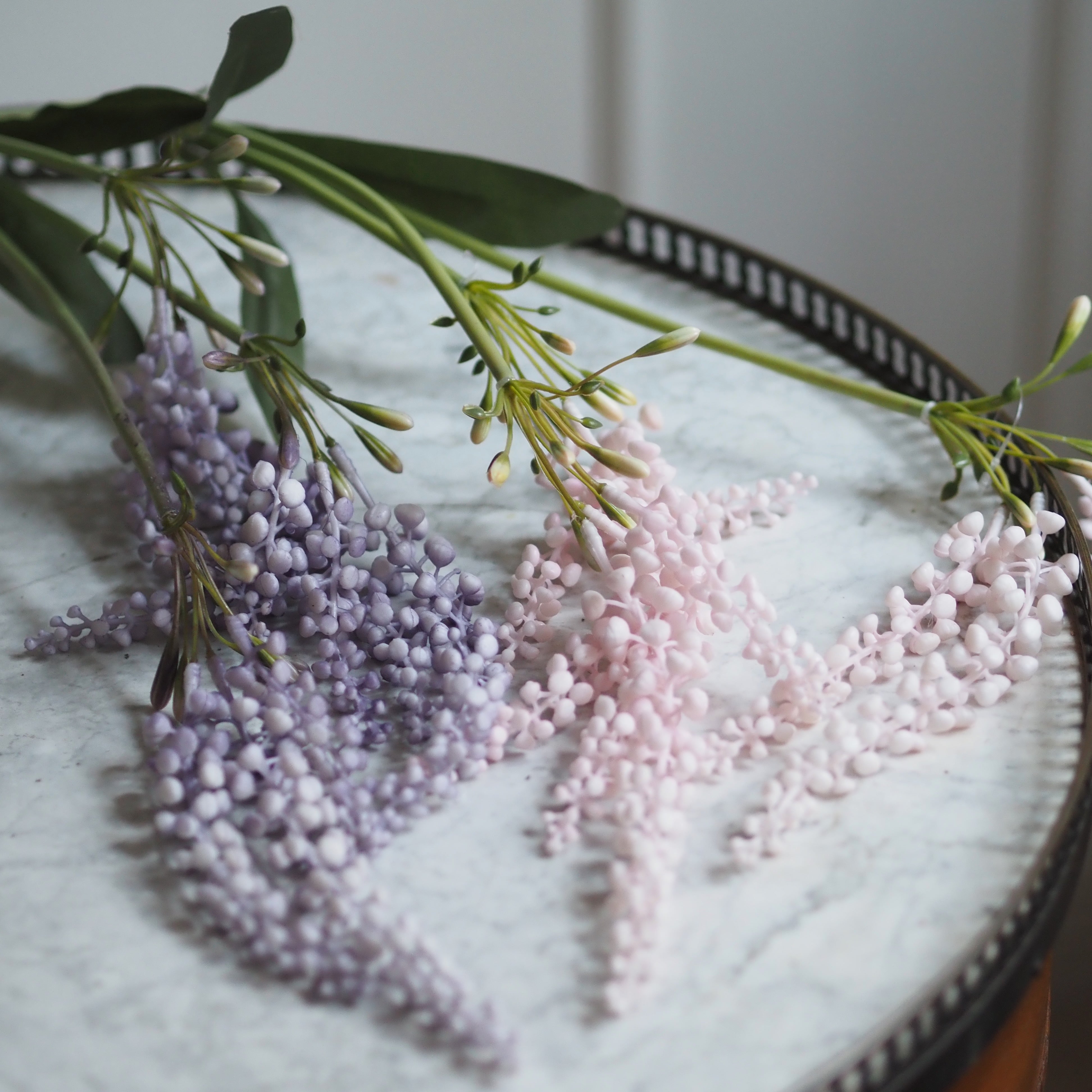 Blütenzweig Blauregen · Hängender Dekozweig in [ROSA / VIOLETT]