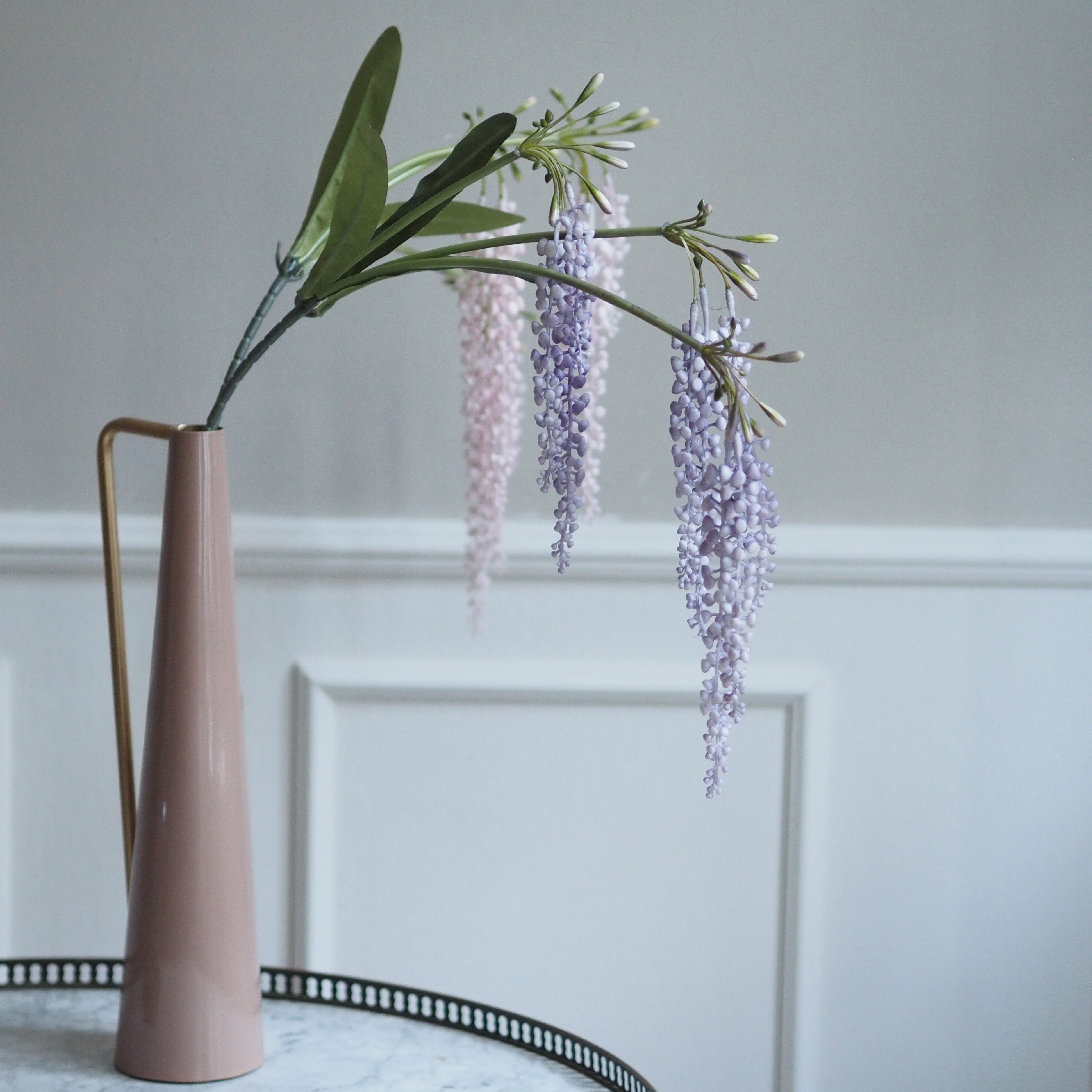 Blütenzweig Blauregen · Hängender Dekozweig in [ROSA / VIOLETT]