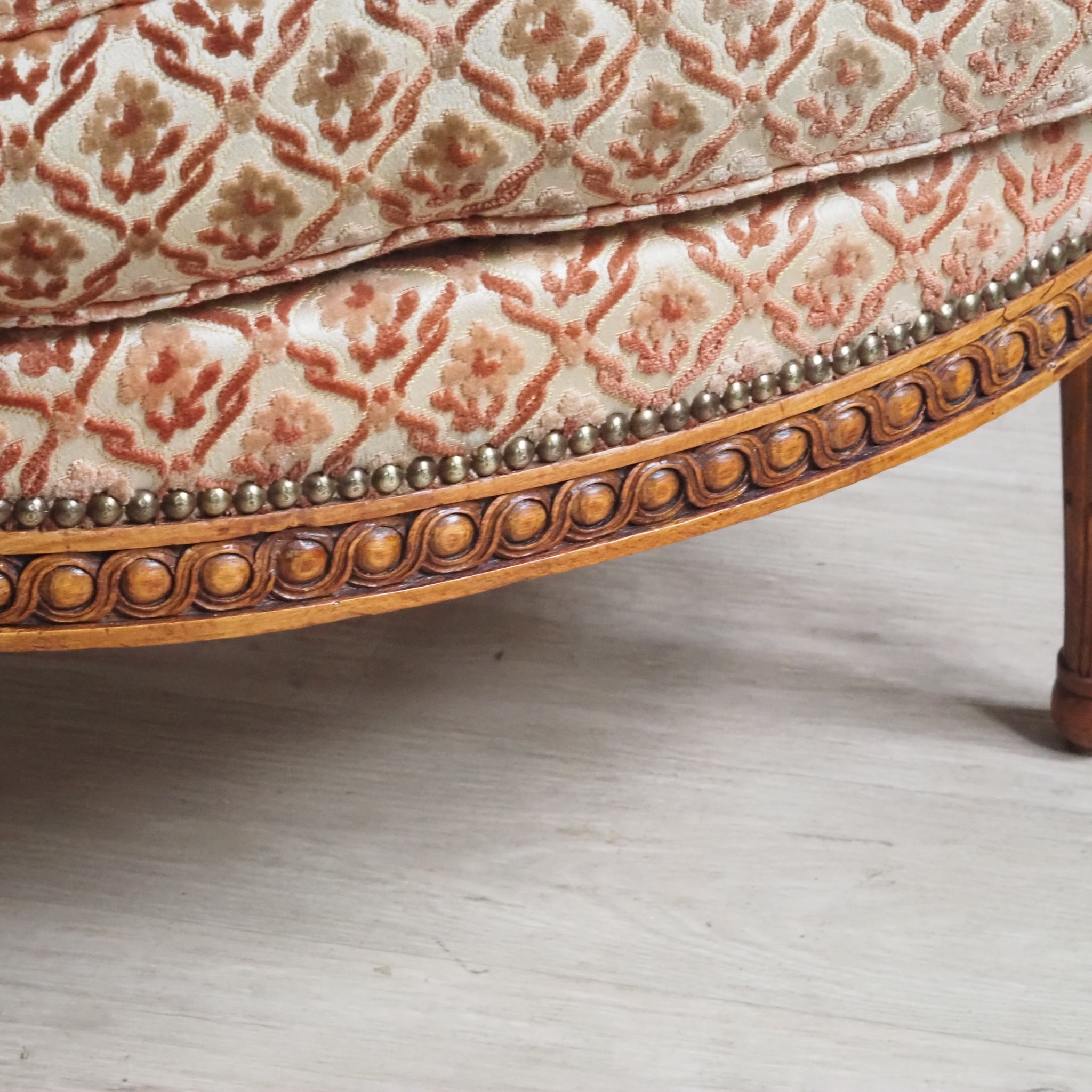Antiker französischer Sessel mit Wiener Geflecht um 1900 - Louis-Seize Bergère Original