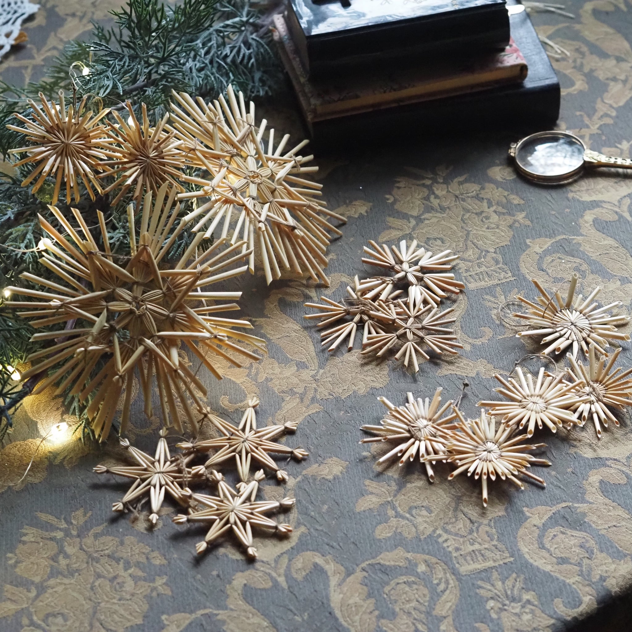 DECOR - NEW - Strohschmuck-SET